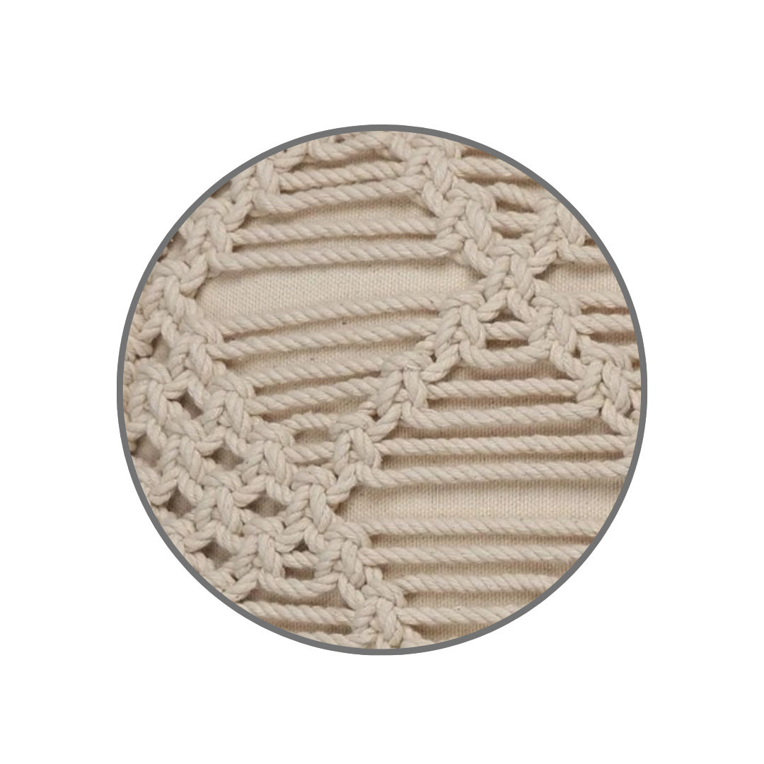 Ecofriendly Macrame Sofa Cushion Cover